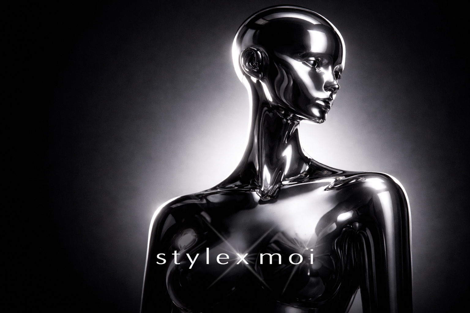 Style x Moi chrome mannequin